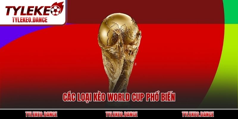 Các loại kèo World Cup phổ biến